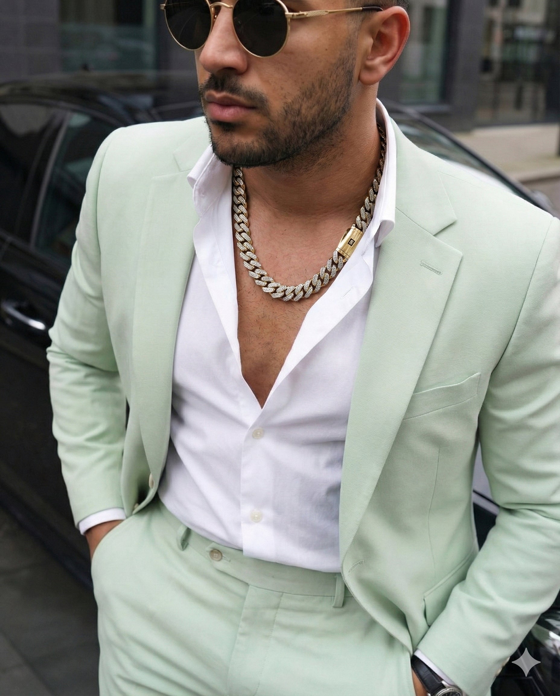 Collar de Hombre - Monaco Chain CLASSIC Diamond Cut