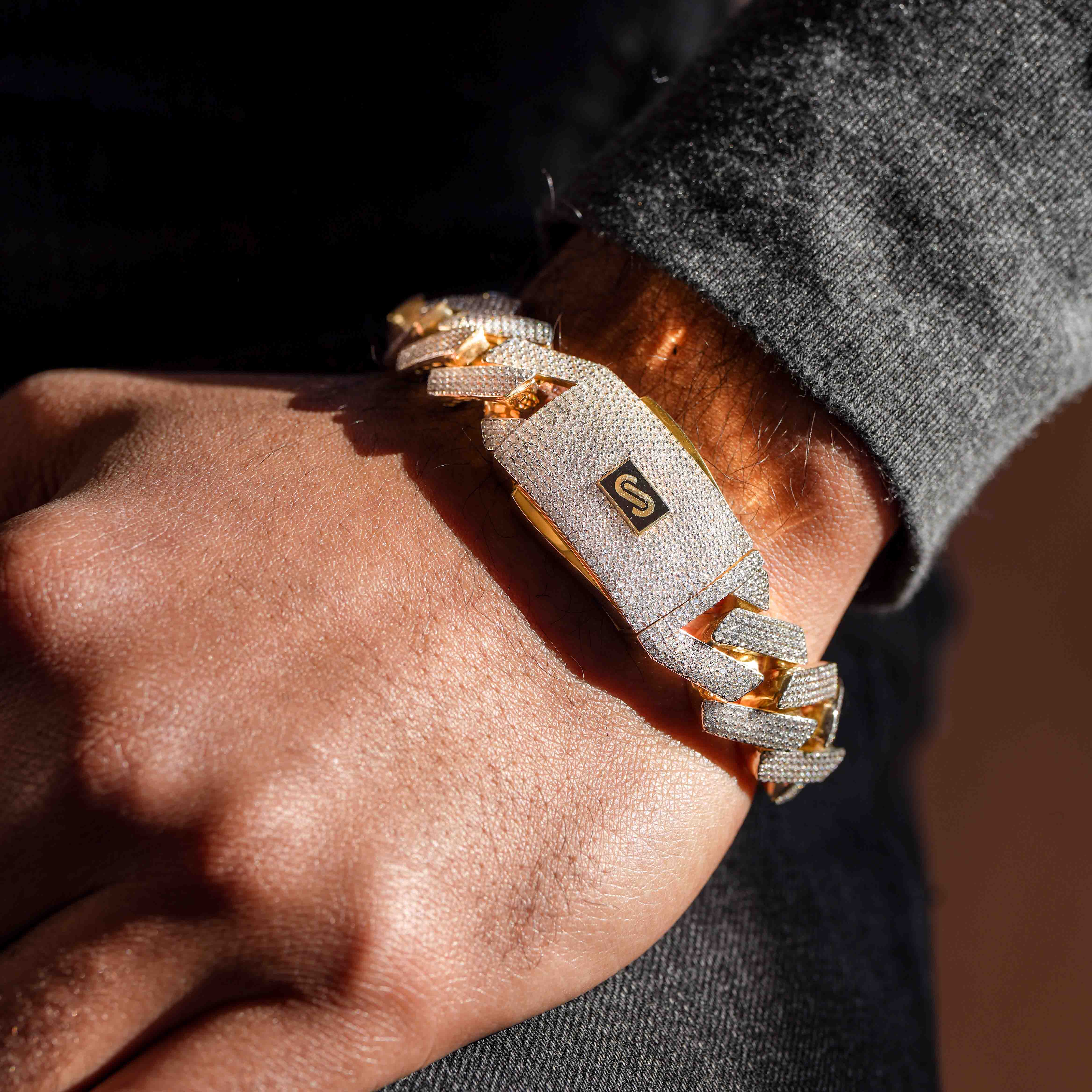 Pulsera De Hombre - Monaco Chain EDGE Swarovski