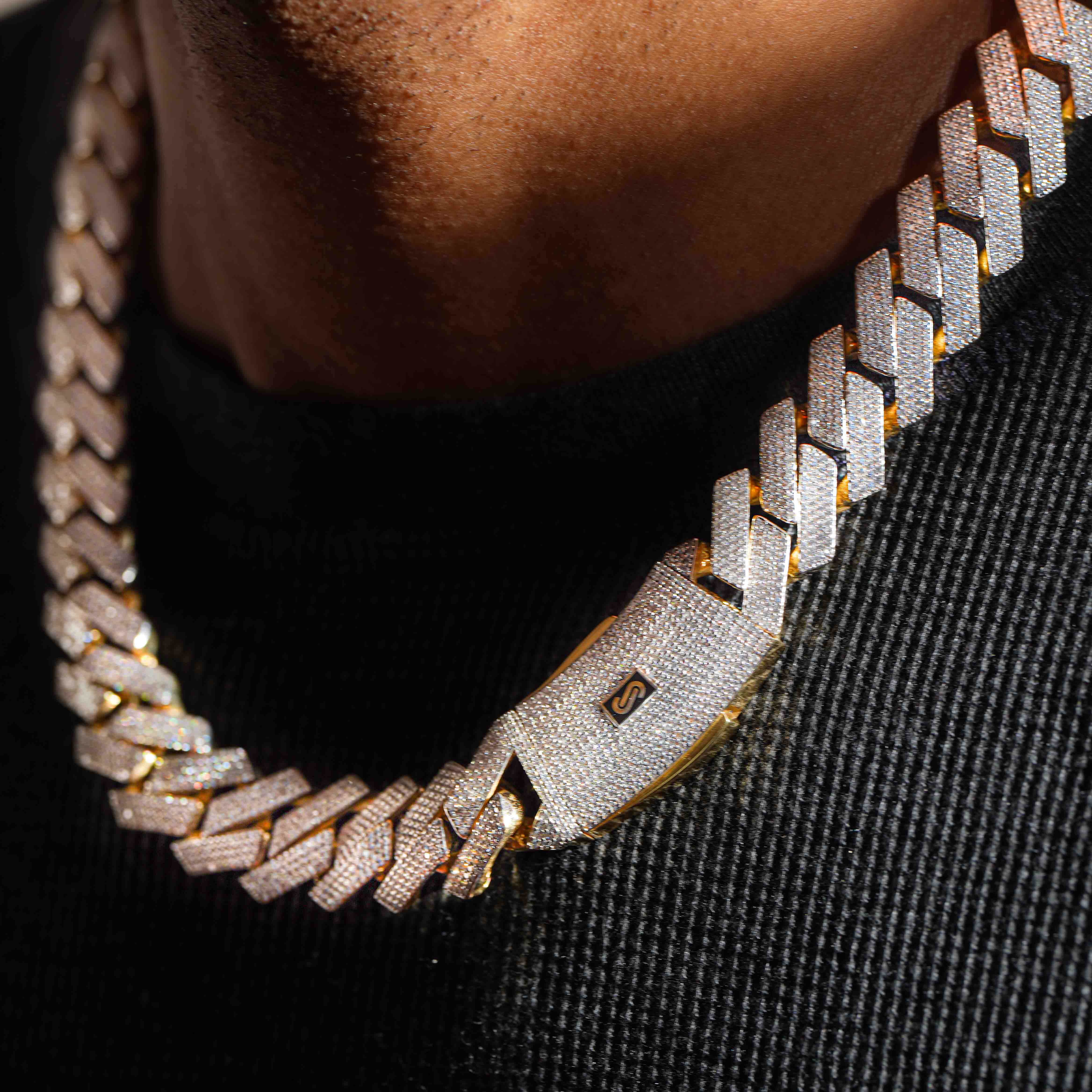 Collar de hombre -Monaco Chain EDGE Swarovski