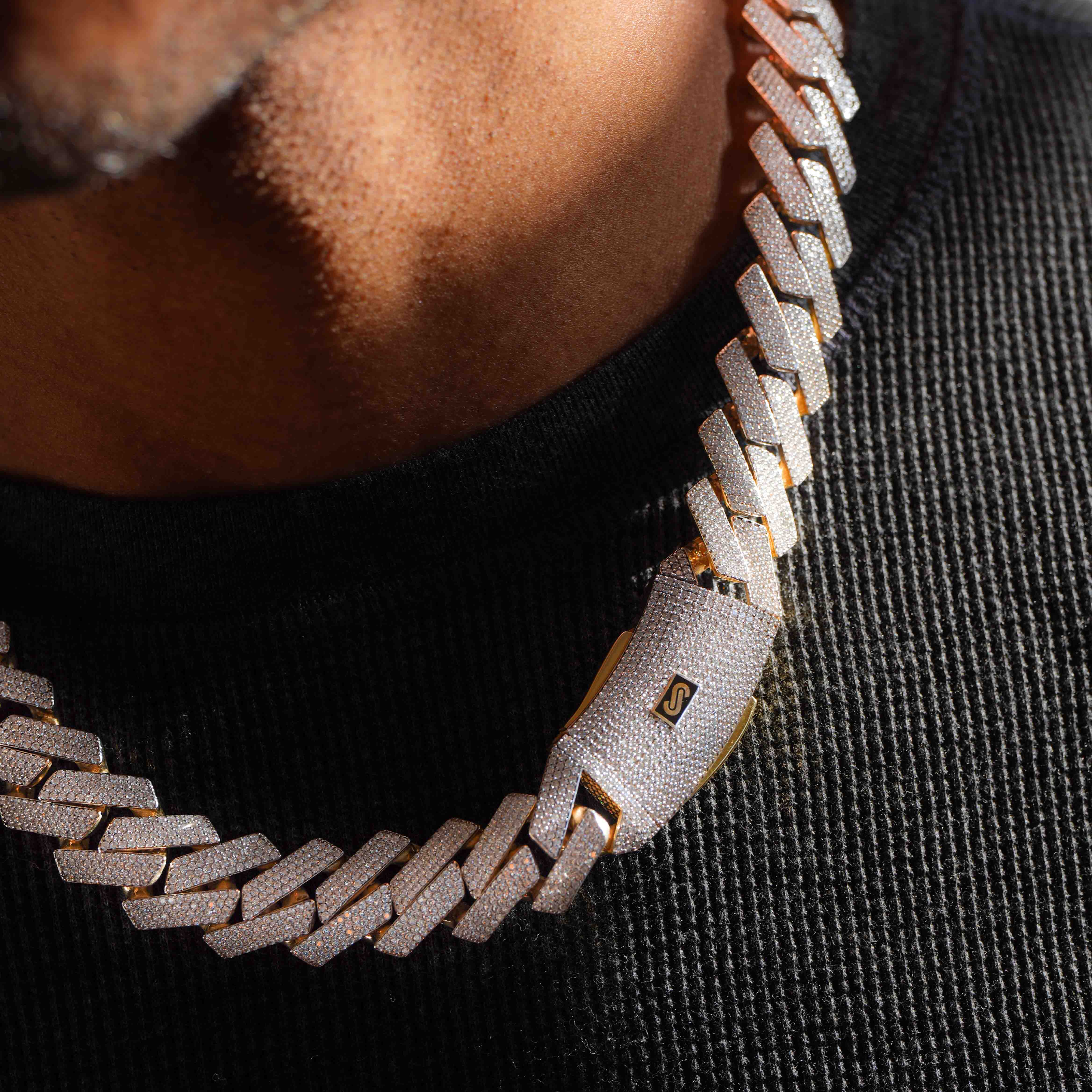 Collar de hombre -Monaco Chain EDGE Swarovski
