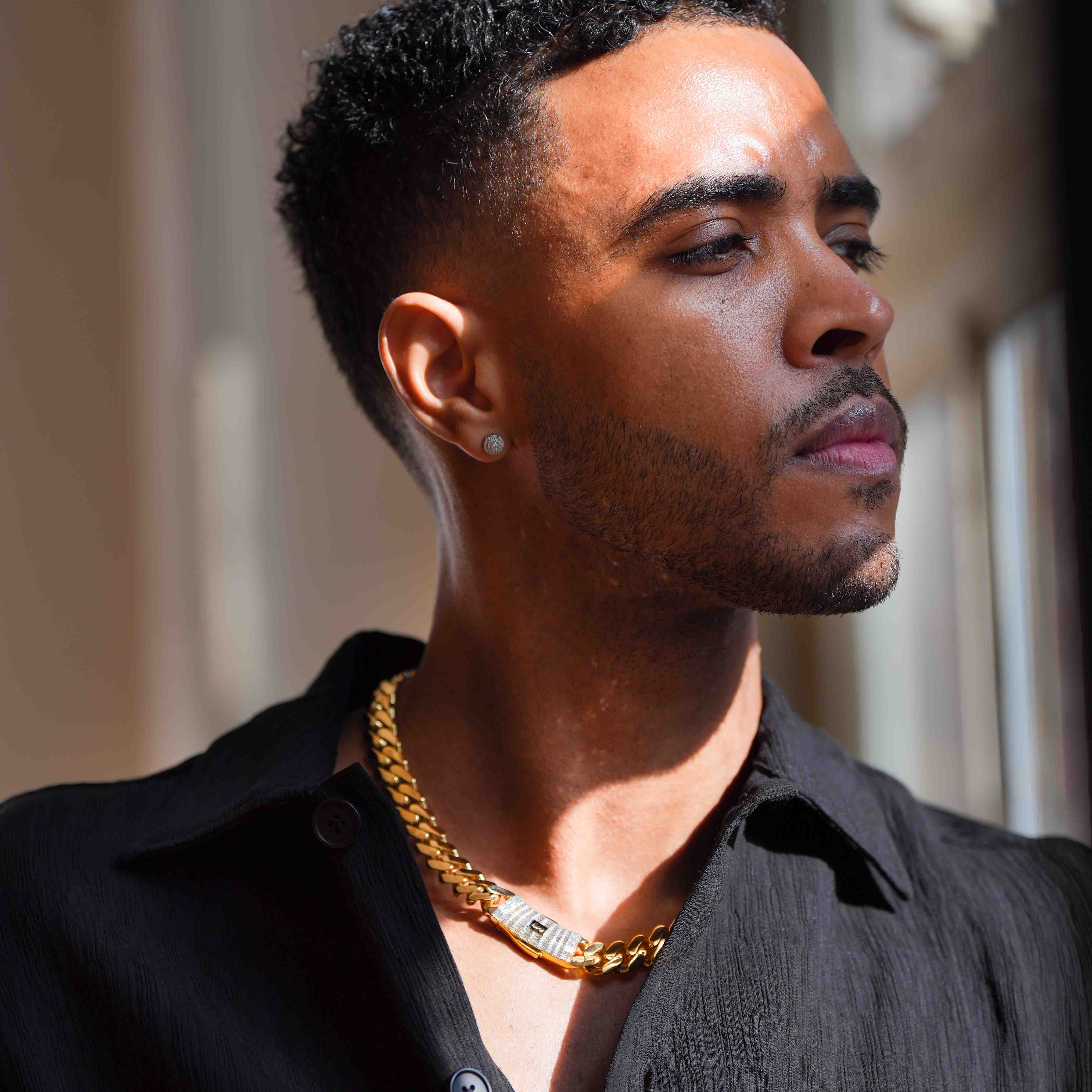 Collar de hombre - Monaco Chain CLASSIC Baguette Lock