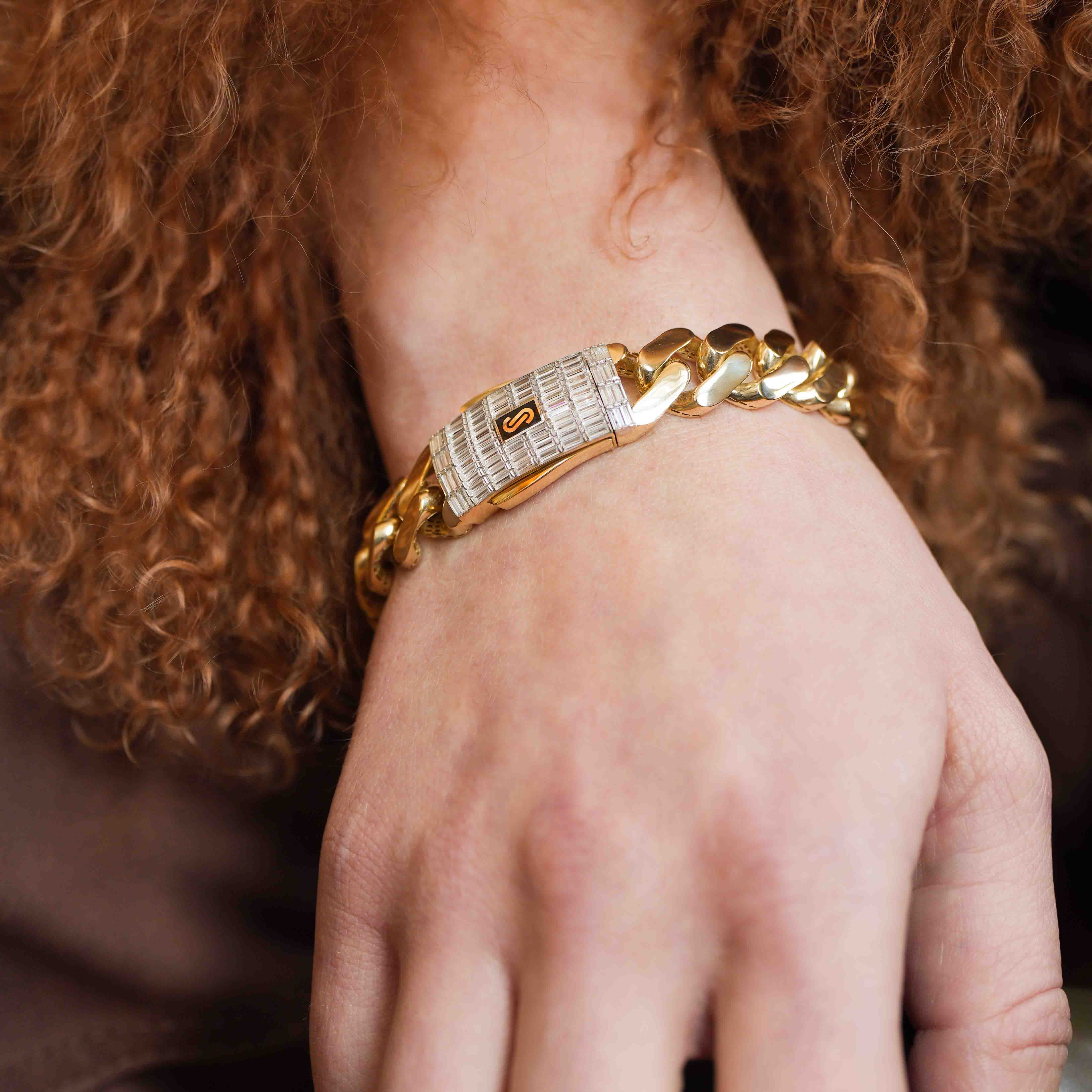 Pulsera De Mujer - Monaco Chain CLASSIC Baguette Lock