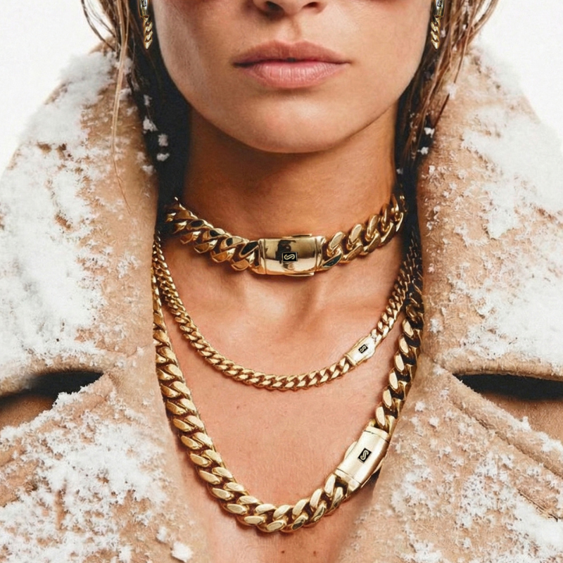 Collar/Gargantilla De Mujer - Monaco Chain CLASSIC Plain