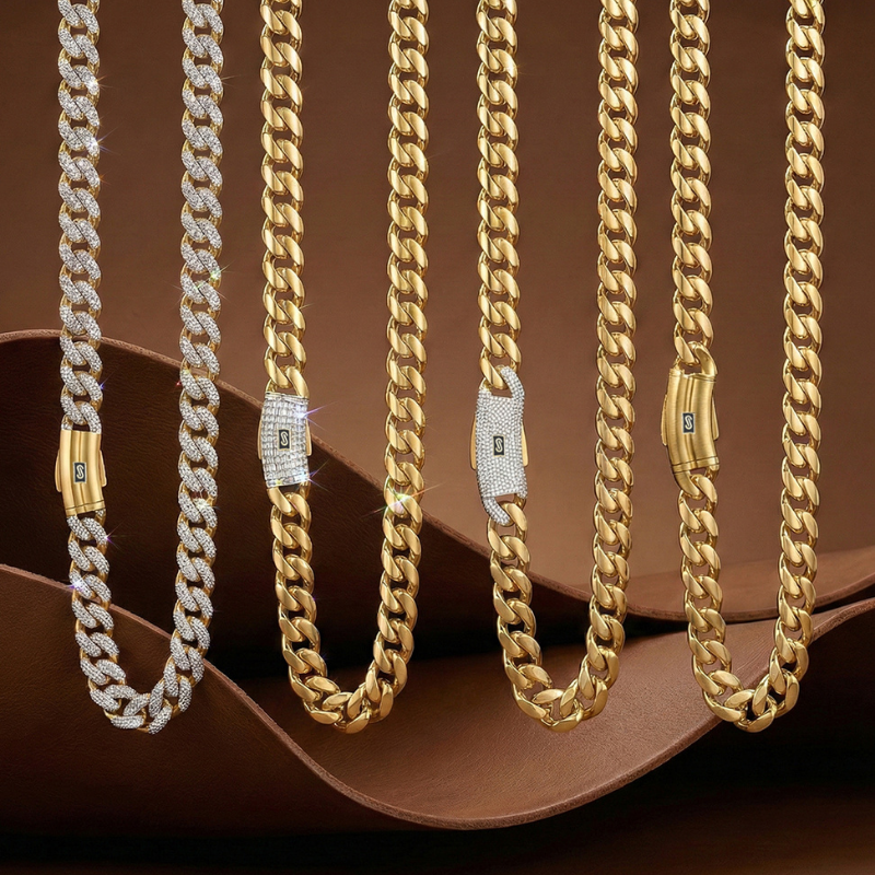 Collar/Gargantilla Mujer - Monaco Chain CLASSIC Pavé Lock