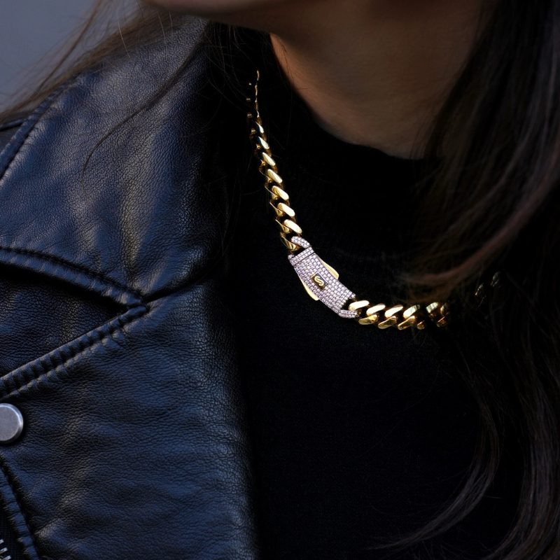 Collar/Gargantilla Mujer - Monaco Chain CLASSIC Pavé Lock