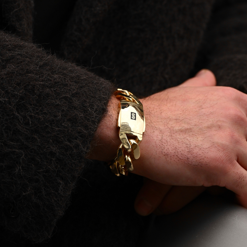 Pulsera De Hombre -Monaco Chain CLASSIC Plain