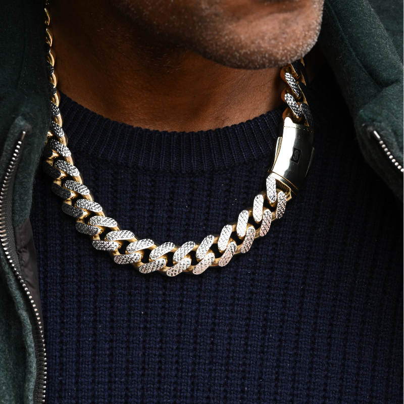 Collar de Hombre - Monaco Chain CLASSIC Diamond Cut