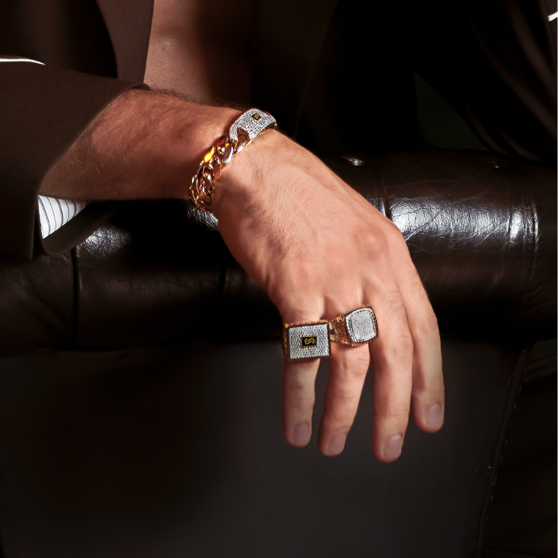 Men's Ring - Monaco Chain NERO 9