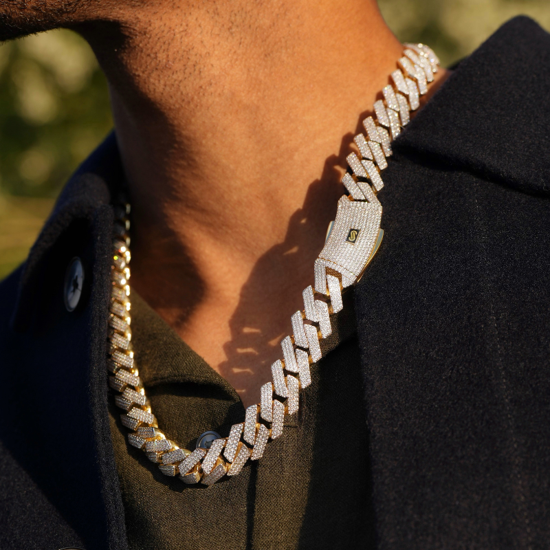 Collar de hombre -Monaco Chain EDGE Swarovski