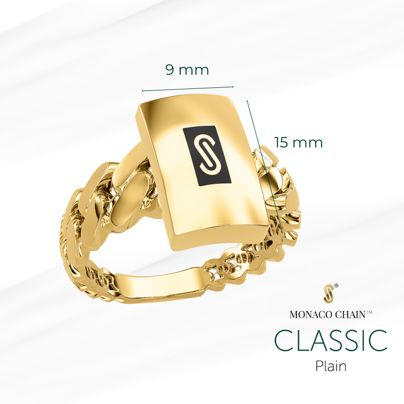 Anillo De Mujer - Monaco Chain CLASSIC Plain