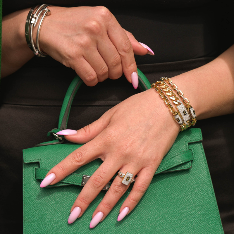 Anillo De Mujer - Monaco Chain CLASSIC Full Pavé