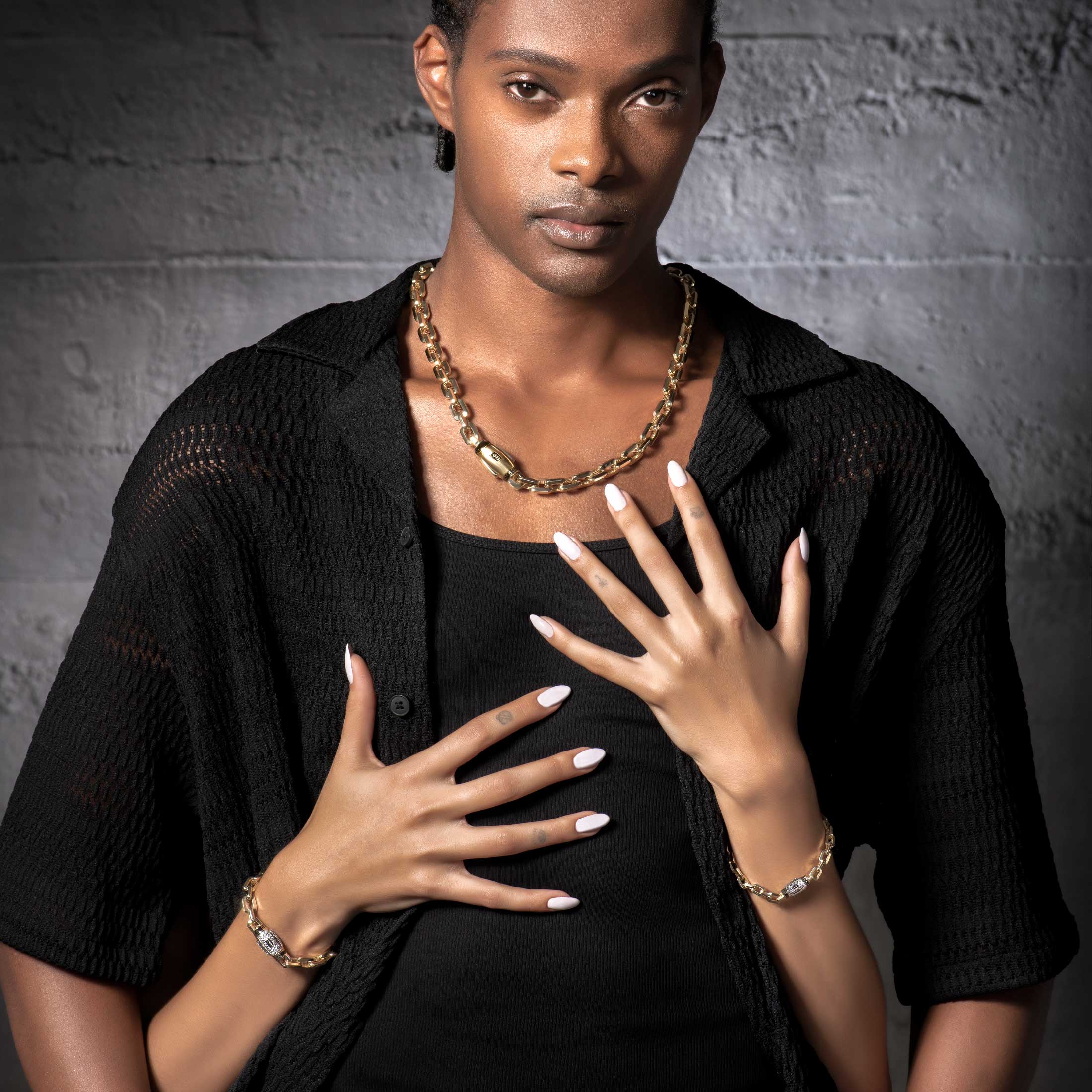 Collar De Hombre- Monaco Chain CAVO Plain