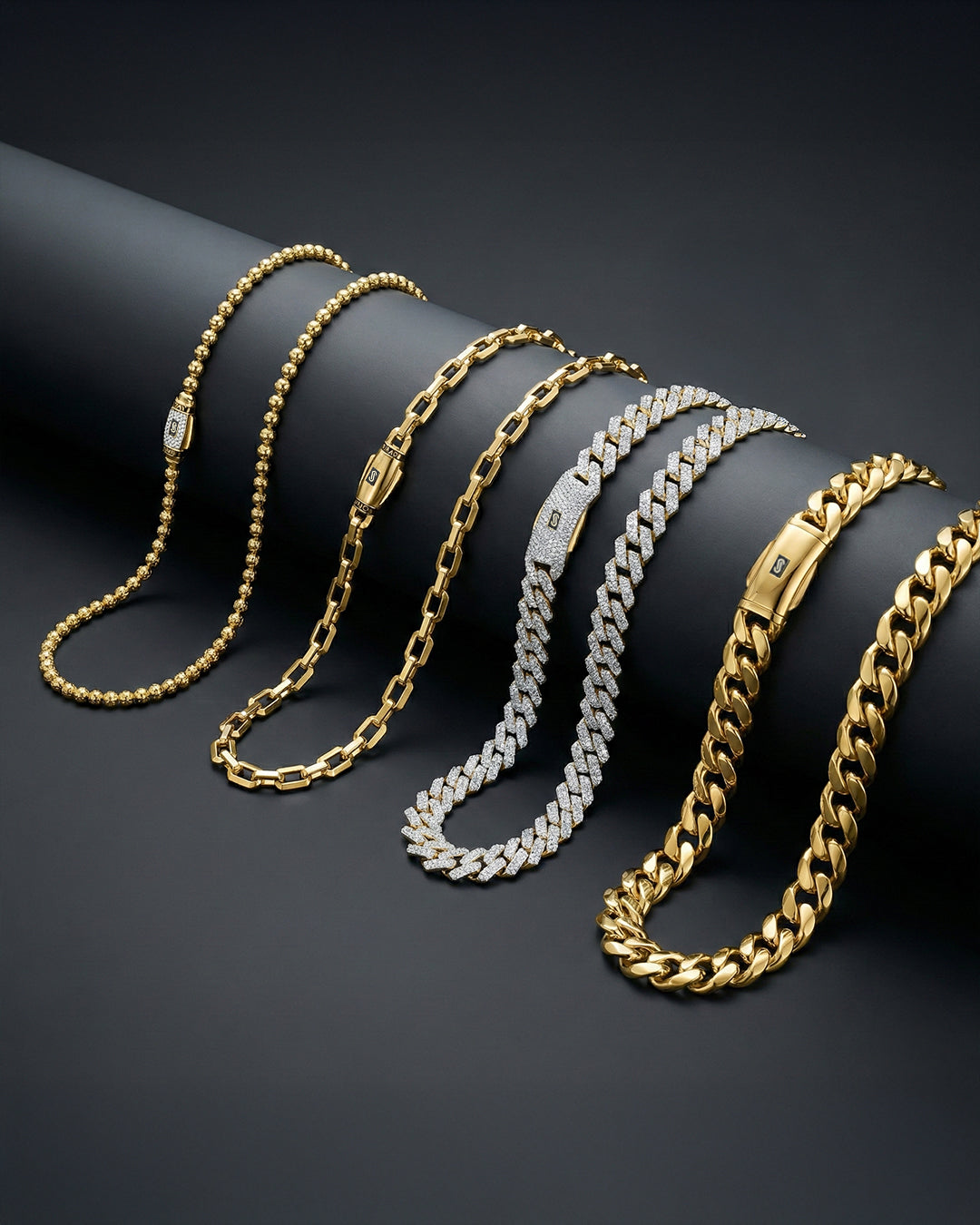 Collar De Hombre- Monaco Chain CAVO Plain