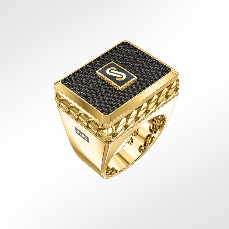 Men's Ring - Monaco Chain NERO 1