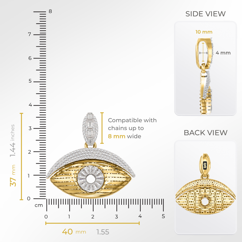 Monaco Chain - Charm 16