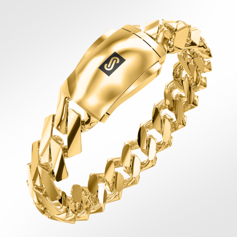 Men's Bracelet - Monaco Chain EDGE Plain