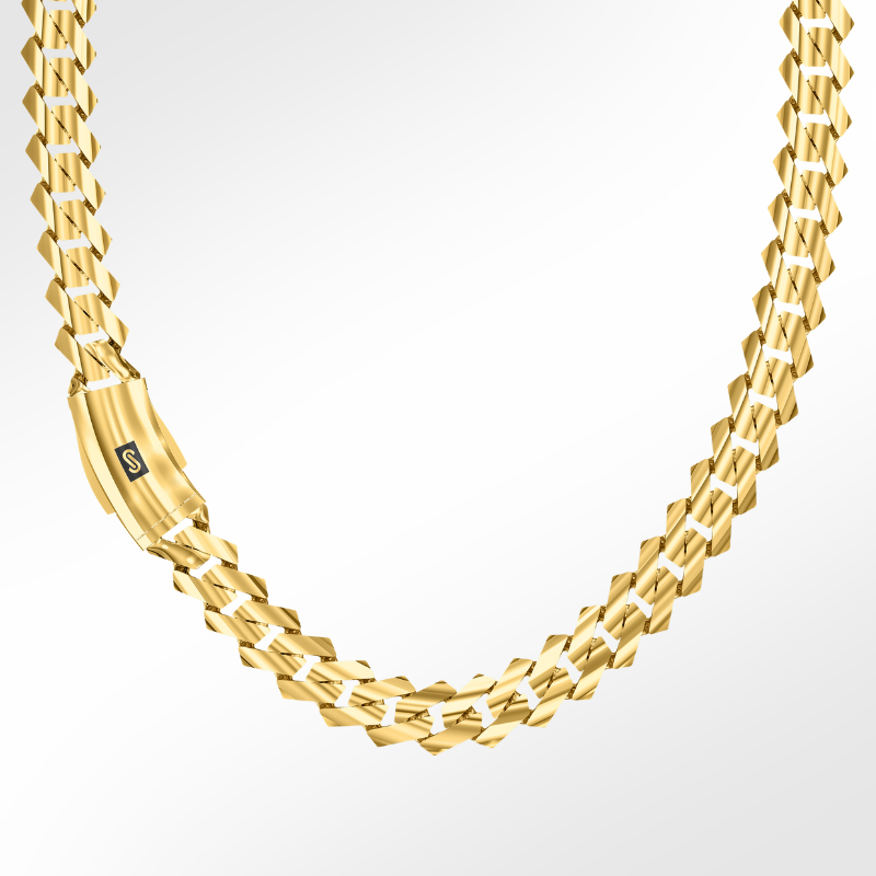 Men's Necklace - Monaco Chain EDGE Plain