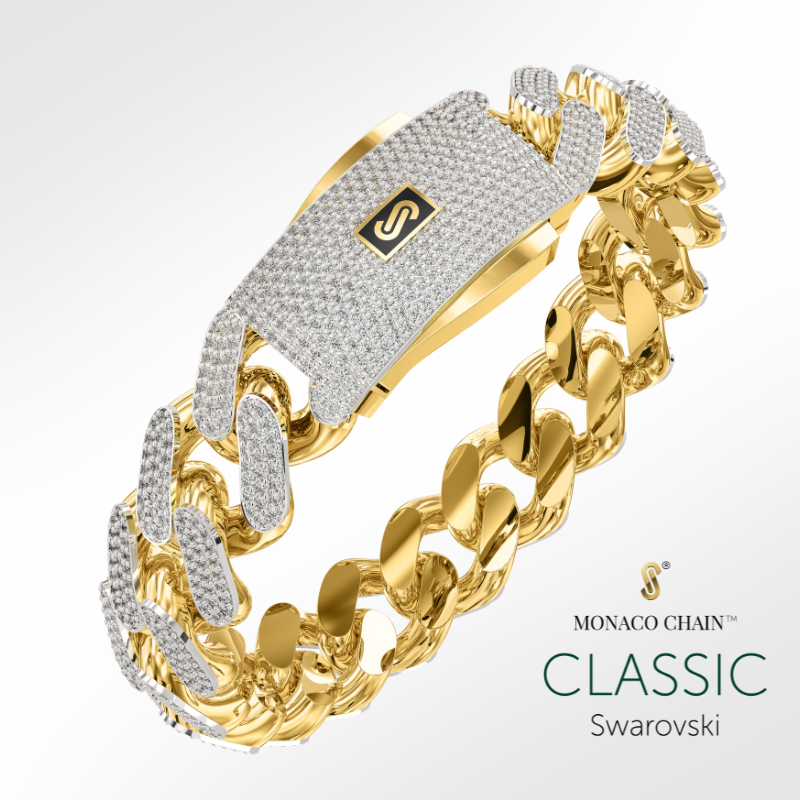 Men's Bracelet - Monaco Chain CLASSIC Swarovski