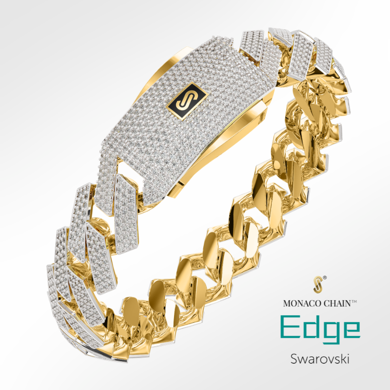 Men's Bracelet - Monaco Chain EDGE Swarovski