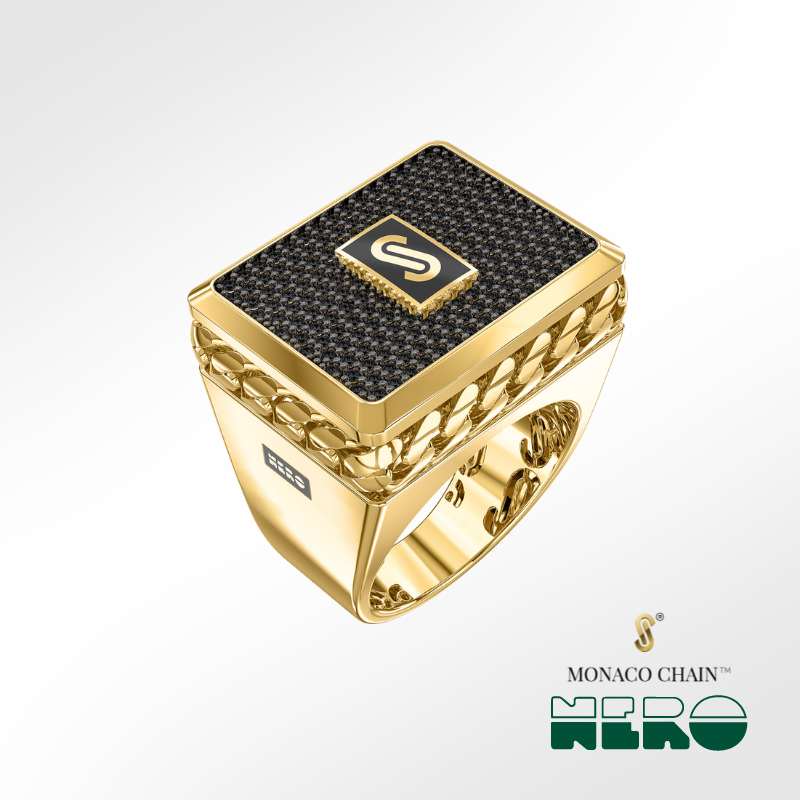 Men's Ring - Monaco Chain NERO 1