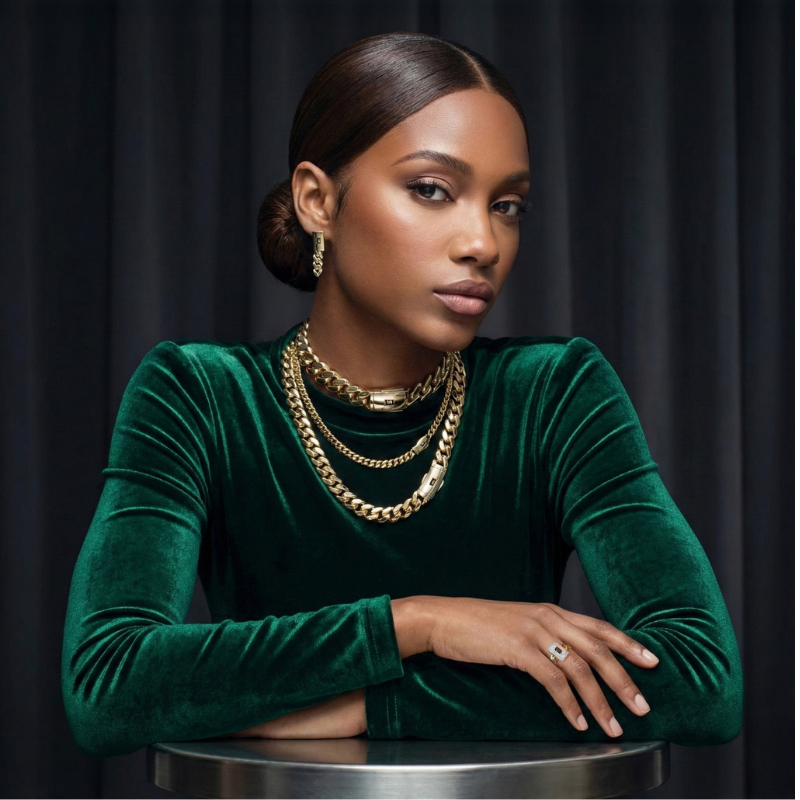 Anillo De Mujer - Monaco Chain CLASSIC Full Pavé