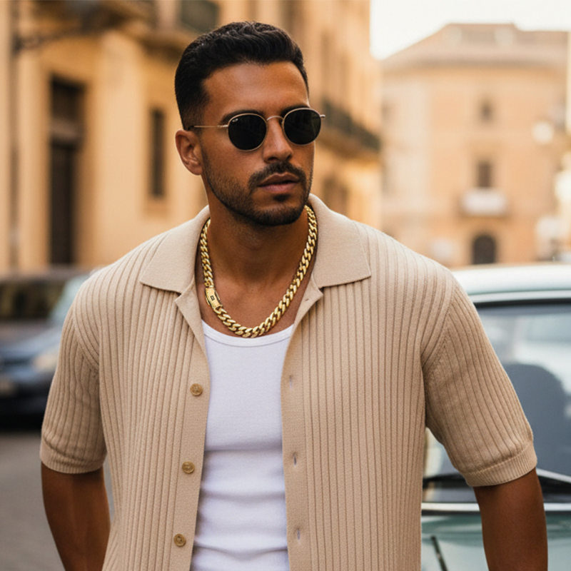 Collar de Hombre - Monaco Chain CLASSIC Plain