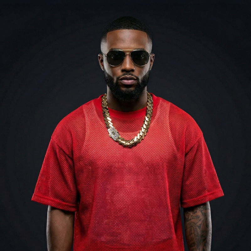 Men's Necklace - Monaco Chain EDGE Baguette Lock