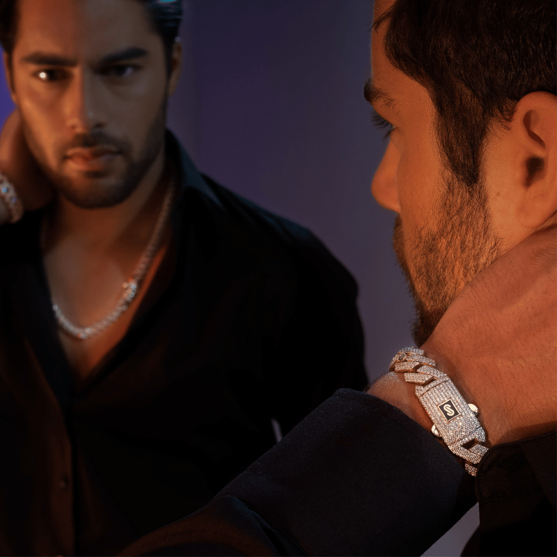 Men's Bracelet - Monaco Chain EDGE Swarovski