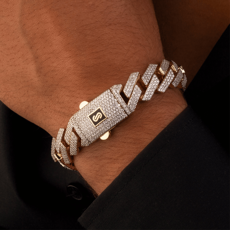 Men's Bracelet - Monaco Chain EDGE Swarovski