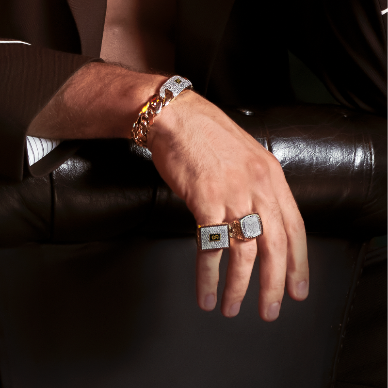 Men's Ring - Monaco Chain NERO 1