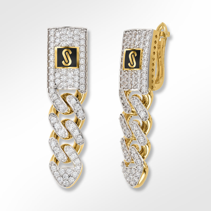 Earrings - Monaco Chain CLASSIC Swarovski