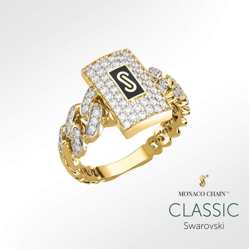 Women's Ring - Monaco Chain CLASSIC Swarovski