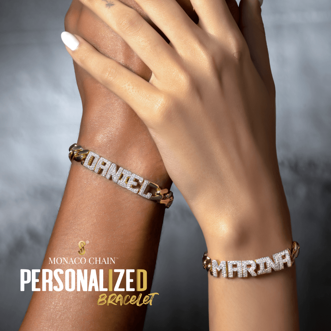 Monaco Chain - Personalized ID Bracelet (9.5 mm)